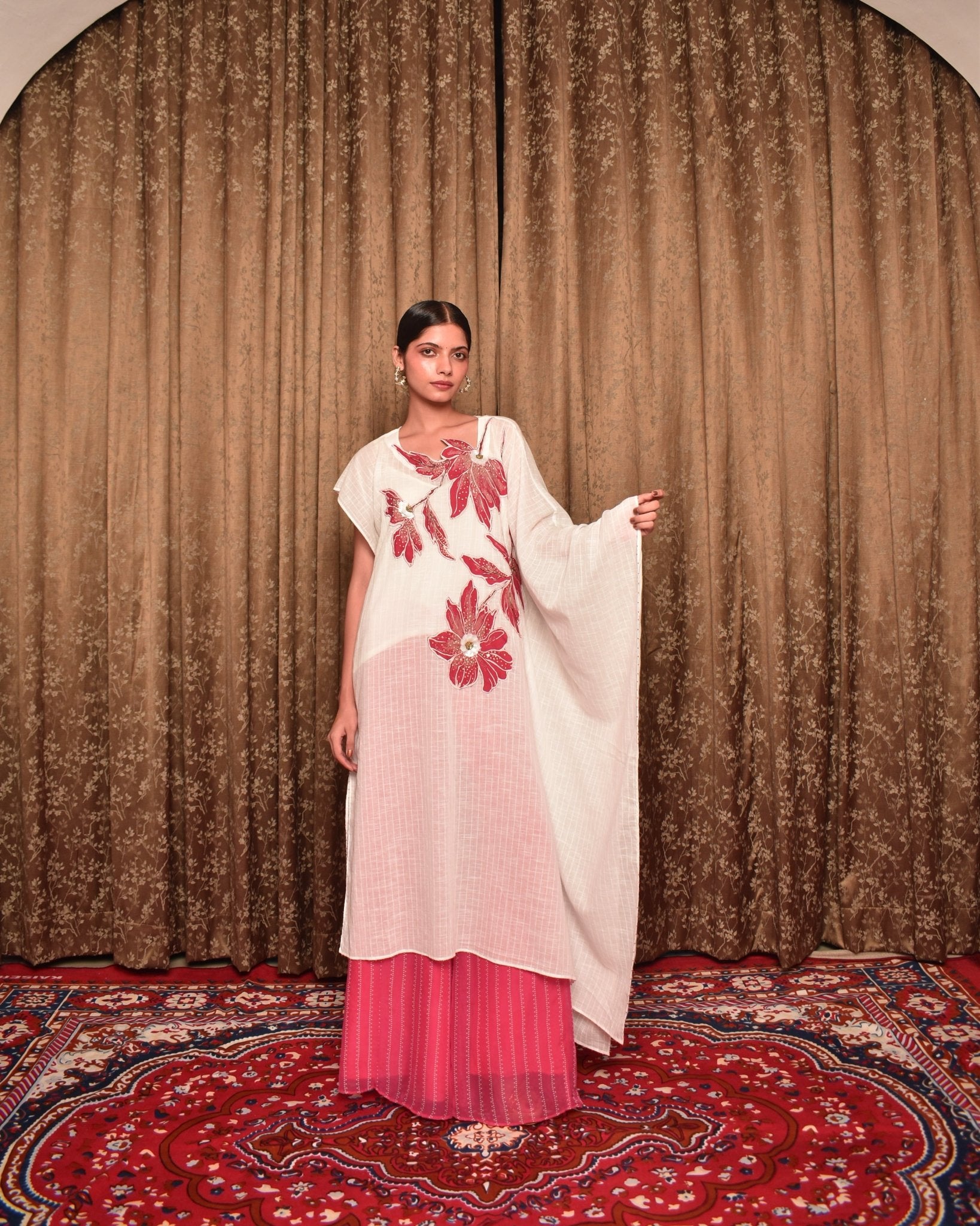 Phoolvan Kaftan Set - Prashant Chaurasiya Atelier