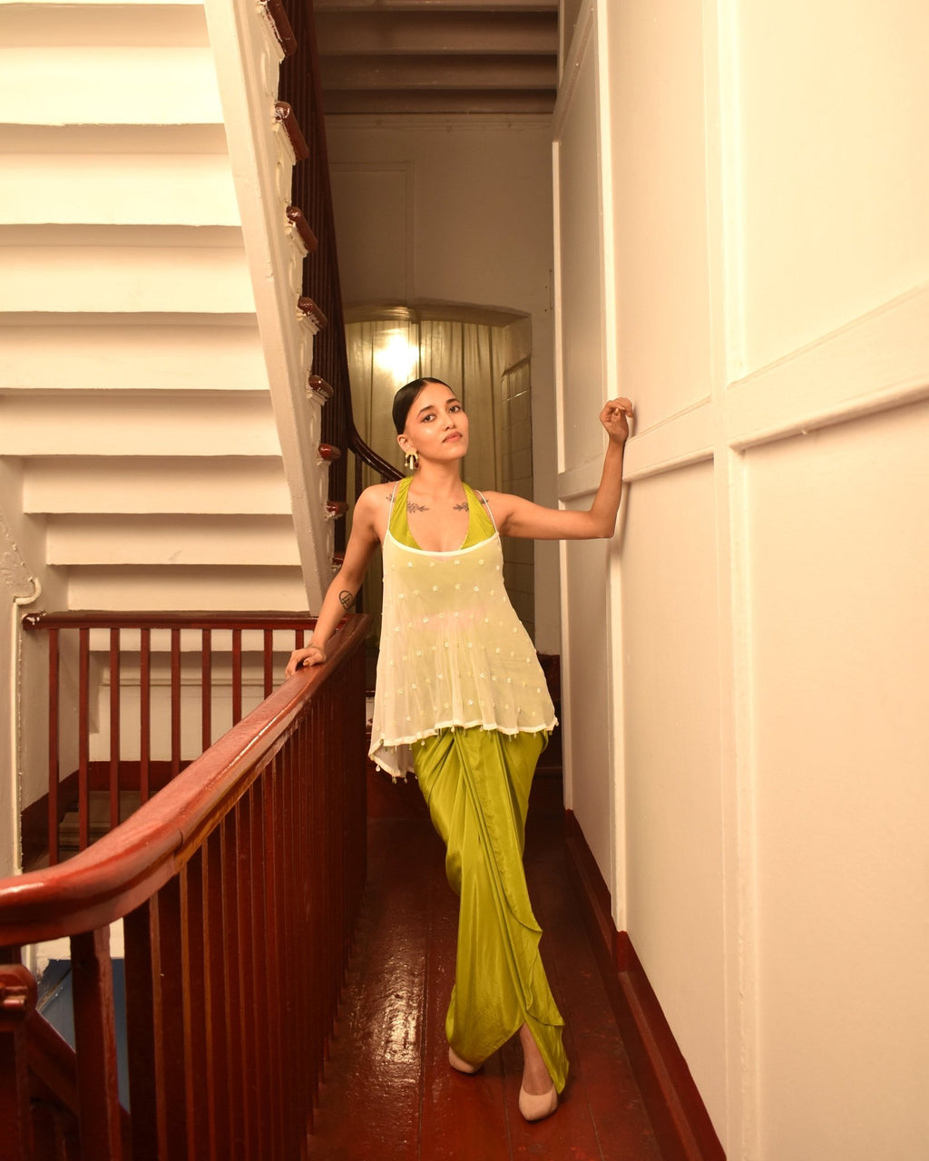 Bela Dhoti Set - Prashant Chaurasiya Atelier