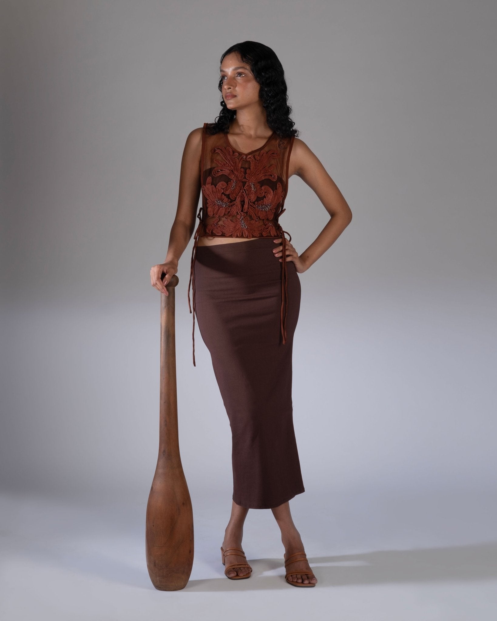 Moka signature wave shirt - Prashant Chaurasiya Atelier