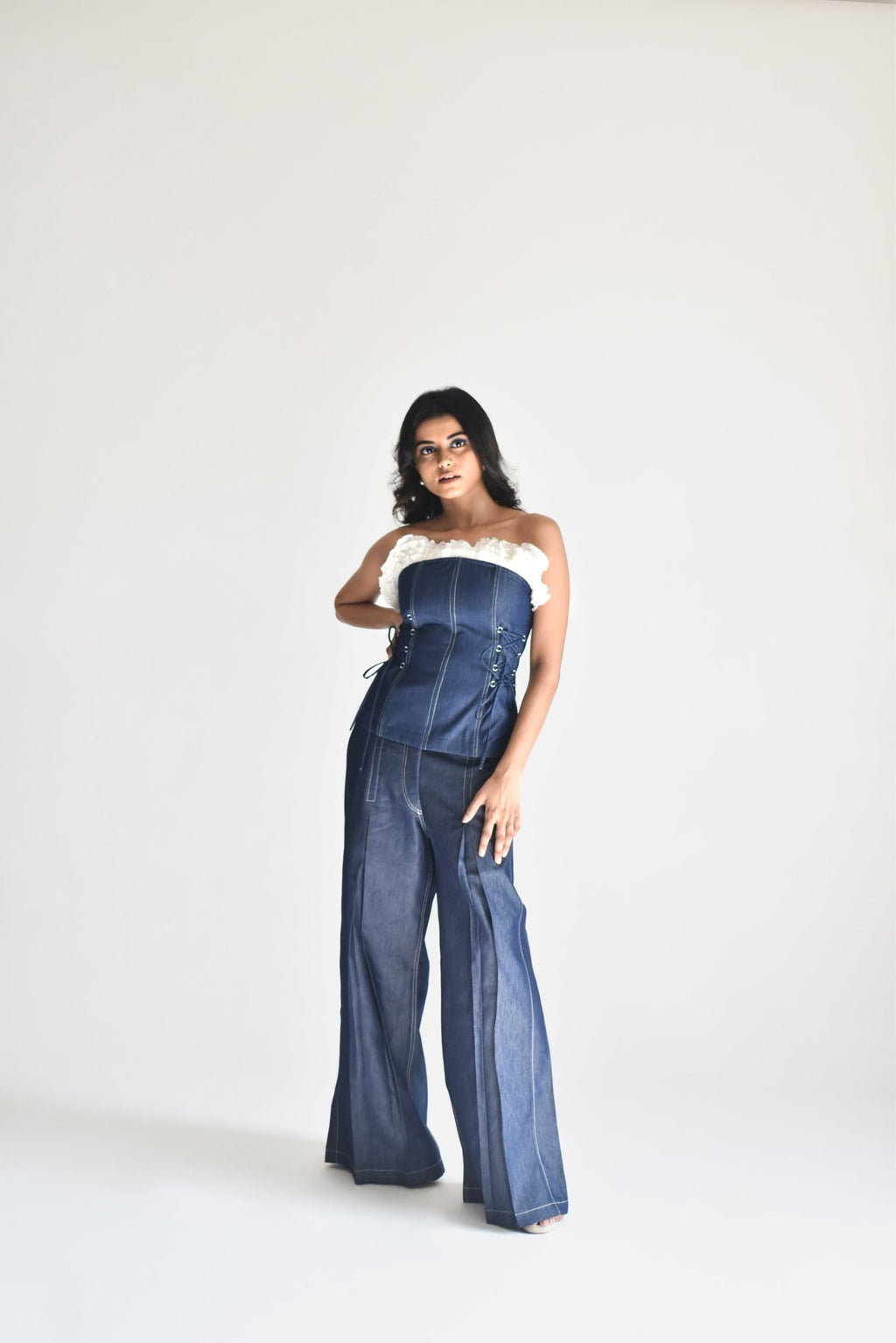 Pleated Wide - Leg Trouser - Prashant Chaurasiya Atelier